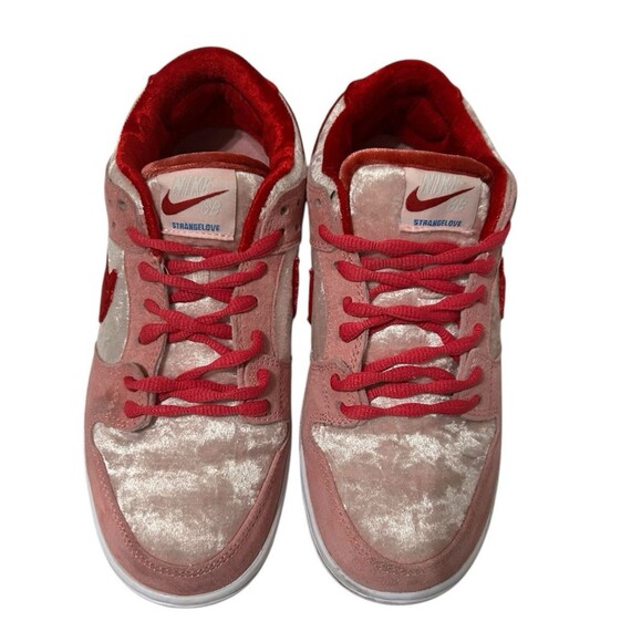 Nike Dunk Low SB x Strange Love Valentines Day Pink Red CT2552-800 Sz 8 - Picture 3 of 12